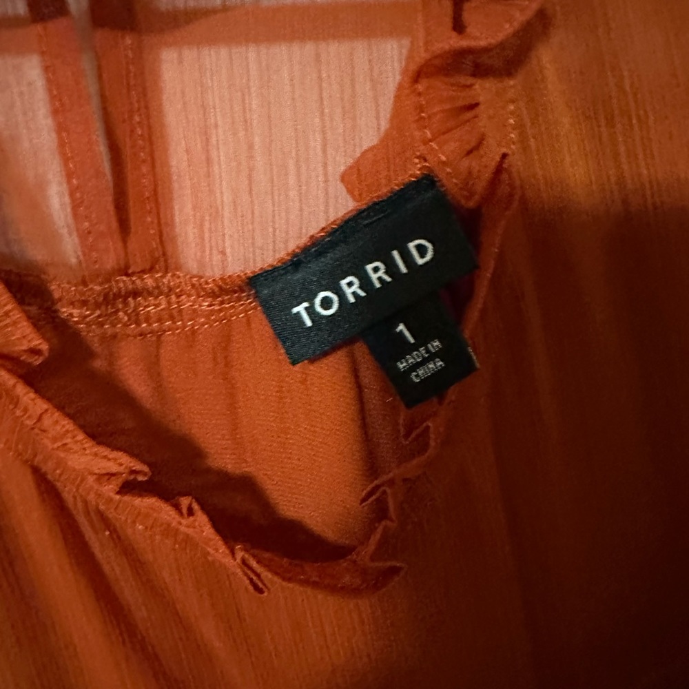 Rust colored blouse